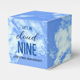 She's On Cloud Nine! Bridal Shower/Bachelorette Favour Box
