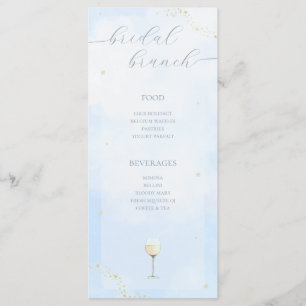 She's On Cloud Nine Bridal Shower Menu
