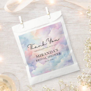 Shes On Cloud Nine Bridal Shower Thank You Favour Bags