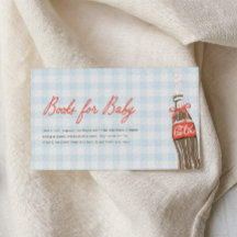 She's Ready To Pop Baby Shower Book Request Card