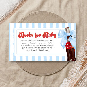She's Ready to Pop Baby Shower Books for Baby Enclosure Card