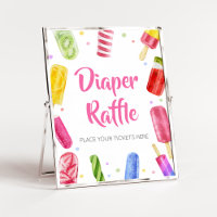 She's Ready to Pop Baby Shower Diaper Raffle