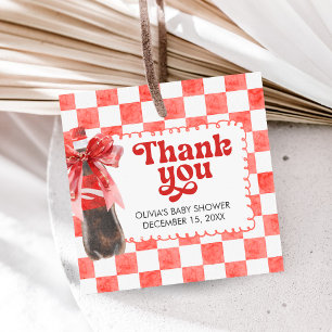 She's Ready to Pop Baby Shower Favor Tags