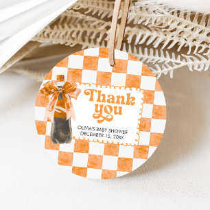 She's Ready to Pop Baby Shower Favor Tags