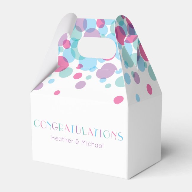 She's Ready to Pop Baby Shower Favour Box (Back Side)