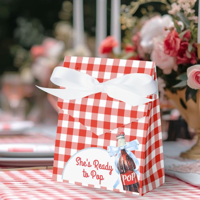 She's Ready to Pop Baby Shower Gift Favour Box (She's Ready to pop baby shower Gift Favor Boxes)