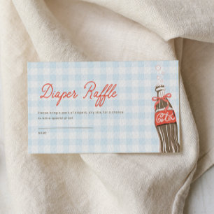 She's Ready To Pop Baby Shower Raffle Insert Card