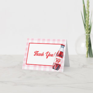 She's Ready to Pop Baby Shower Soda Thank You Card