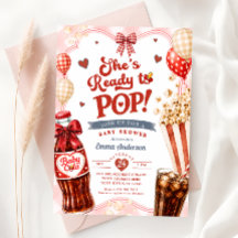 She's Ready to Pop Soda Gingham Baby Shower