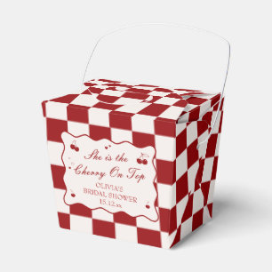 She's the Cherry On Top Bridal Shower Favour Box