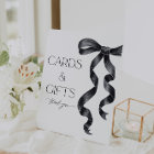 She's tying the knot Black Bow Cards And Gifts