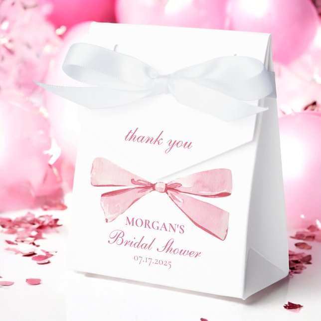 She's Tying The Knot Blush Pink Bridal Shower Favour Box (Creator Uploaded)