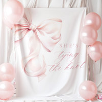 She's tying the Knot Bridal Shower Backdrop