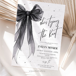 She's tying the knot Bridal shower  Invitation