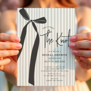 She's Tying The Knot Bridal Shower Invitation
