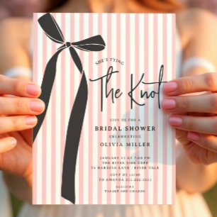 She's Tying The Knot Bridal Shower Invitation