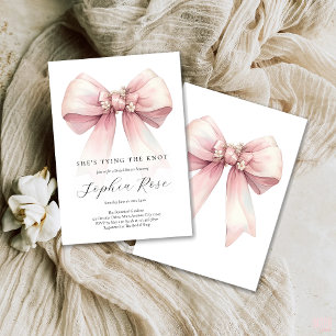 Shes Tying The Knot Bridal Shower Invitation
