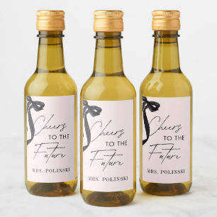 She's Tying the Knot Bridal Shower Party Favour Wine Label