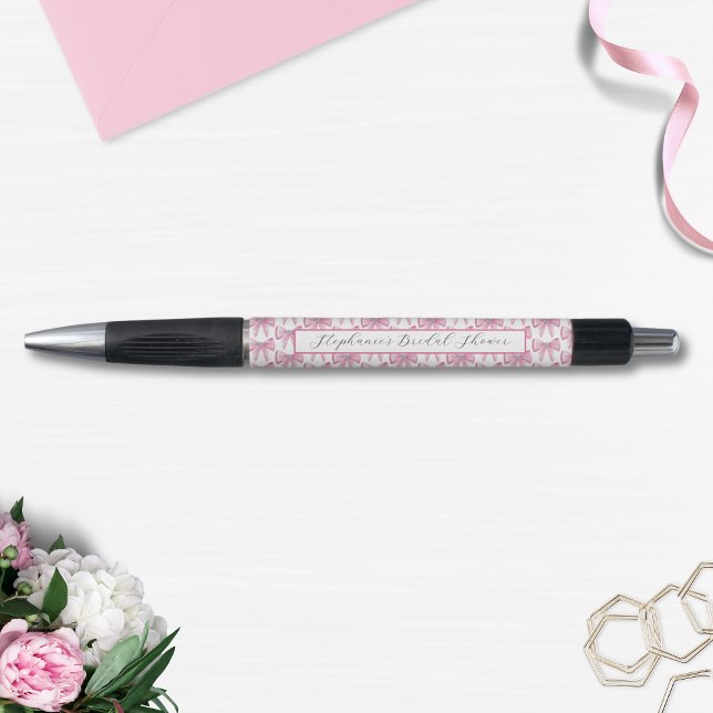 She's Tying The Knot Pink Bow Bridal Shower (Creator Uploaded)