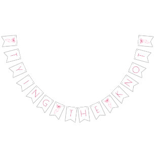 She's Tying the Knot Pink Ribbon Bridal Shower Bunting