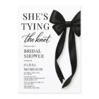 She's Tying The Knot QR Code Bridal Shower