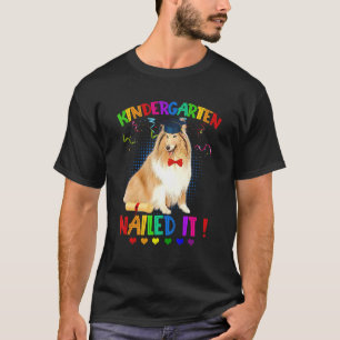 Shetland Dog Graduation Class Of 22 Kindergarten N T-Shirt