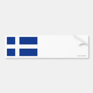 Shetland Flag Bumper Sticker