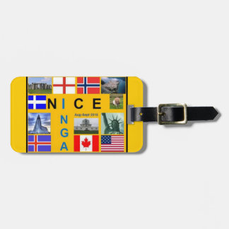 Shetland Flag Luggage Tag