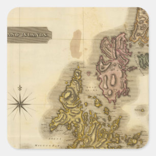 Shetland Islands Square Sticker