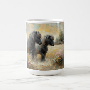 Shetland Pony Coffee Mug Springtime