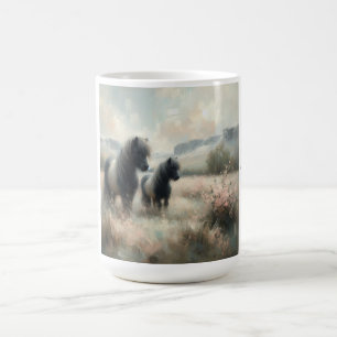 Shetland Pony Coffee Mug Springtime