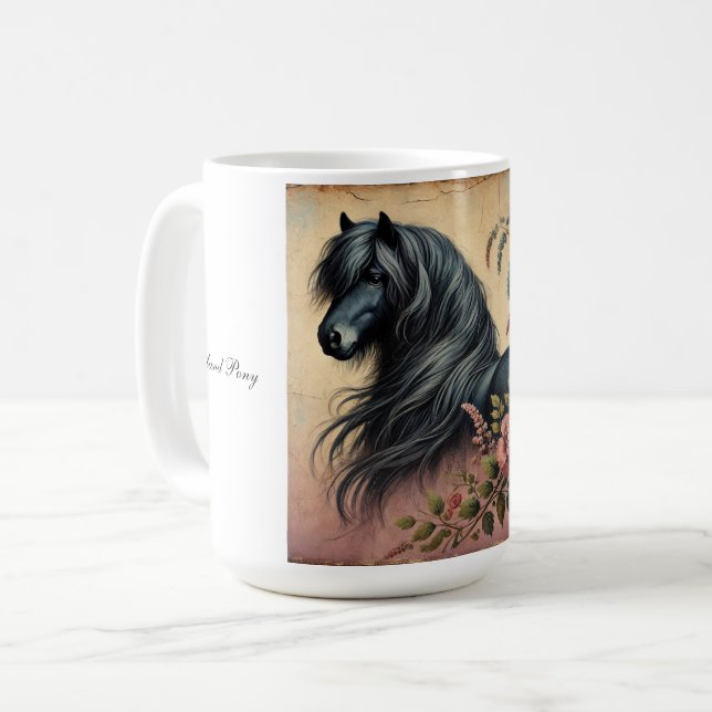 Shetland Pony Mug (Front Left)