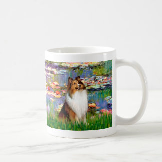 Shetland Sheepdog (Bz) - Lilies 2 Coffee Mug