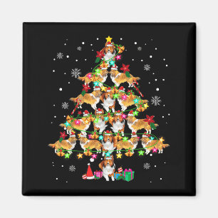 Shetland Sheepdog Christmas Tree Funny Sheltie Chr Magnet