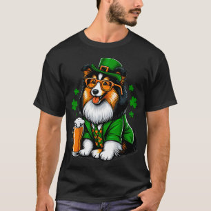 Shetland Sheepdog Costume Saint Paddys Day For Lov T-Shirt