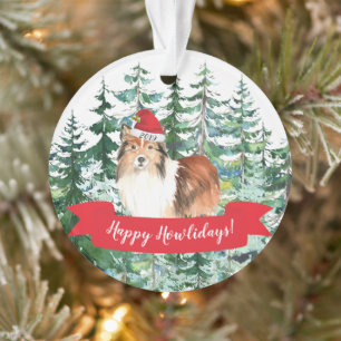 Shetland Sheepdog Dog Christmas Ornament