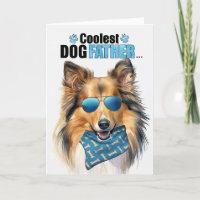 Shetland Sheepdog Dog Coolest Dad Father's Day