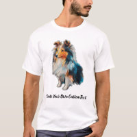 Shetland Sheepdog Dog Create Your Own Custom Text
