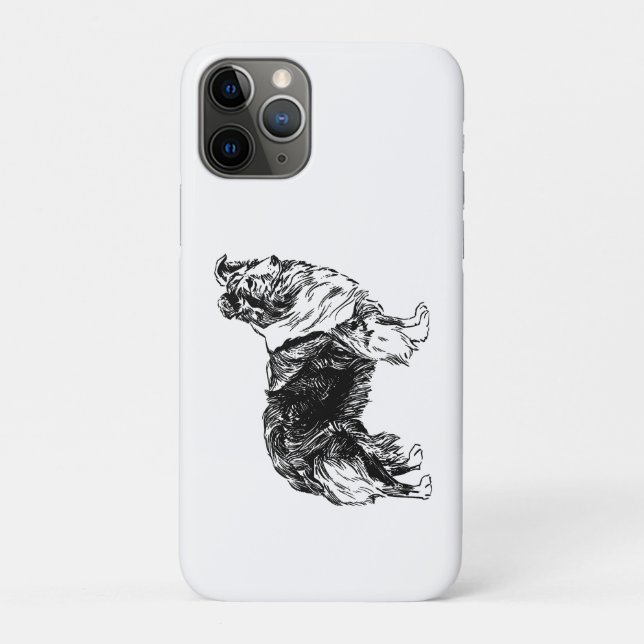 Shetland Sheepdog Drawing Case-Mate iPhone Case (Back)