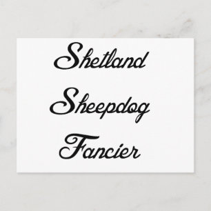 shetland sheepdog fancier.png postcard