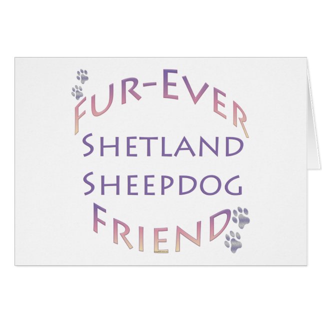 Shetland Sheepdog Furever Friend (Front Horizontal)