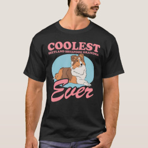 Shetland Sheepdog Grandma Dog Owner Sheltie_3 T-Shirt