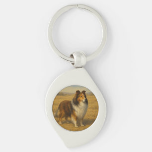Shetland Sheepdog Key Ring