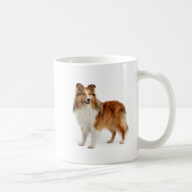 Shetland Sheepdog Loyalty and Devotion Coffee Mug (Right)