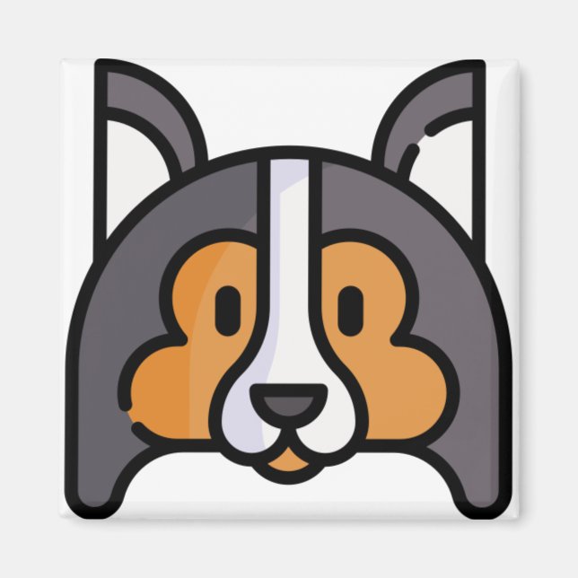 Shetland Sheepdog Magnet (Front)