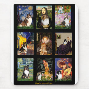 Shetland Sheepdog Masterpiece Composite Mouse Mat