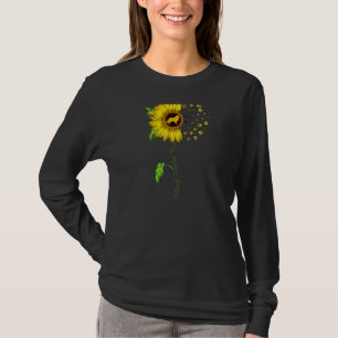 Shetland Sheepdog Mum Sunflower Dog Mum Mama T-Shirt