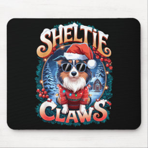 Shetland Sheepdog Owner Costume Sheltie Claws Chri Mouse Mat