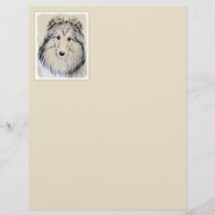 Shetland Sheepdog Painting - Cute Original Dog Art