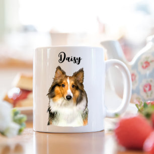 Shetland Sheepdog Personalised Coffee Mug